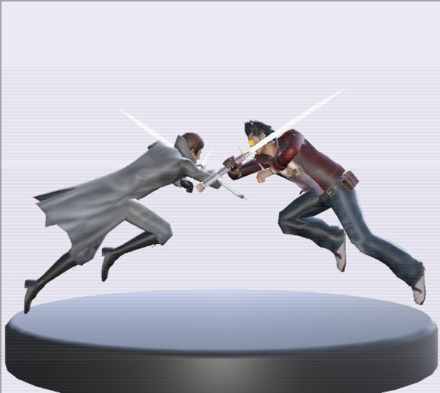 NMH3 Travis vs. Henry Capsule Toy