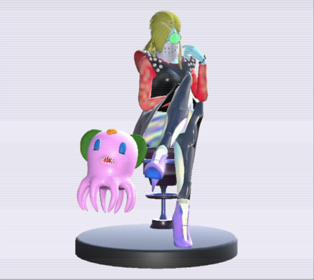 NMH3 Velvet Chair Girl & Ohma Capsule Toy