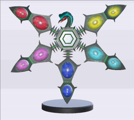 NMH3 Space Peacock Capsule Toy