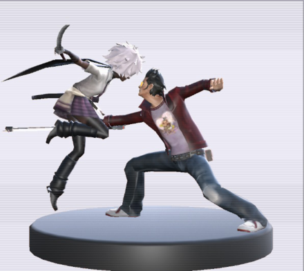 NMH3 Travis vs. Shinobu Capsule Toy