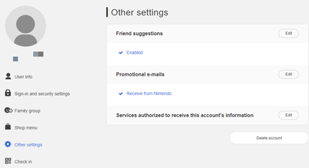 Pokemon UNITE - How to Delete Nintendo Account - Go to Other Settings