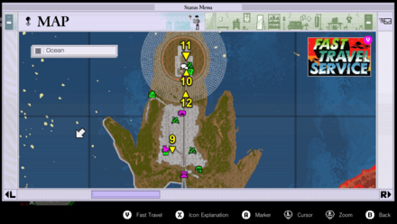 No More Heroes 3 - DeathMan Cards Thunderdome Marked Map