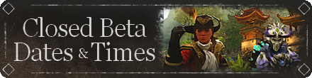 New World - Closed Beta Dates Times