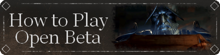 How to Play Open Beta