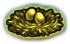 Gold Bird Nest Icon
