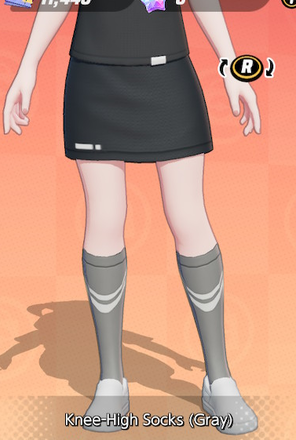 Knee-High Socks (Gray) Preview