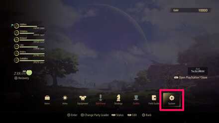 Tales of Arise - How to Change Difficulty on Systems Menu