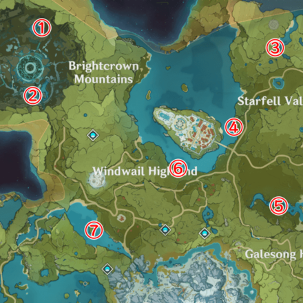 All Genshin Impact fishing spot locations needed to get 'The Catch' polearm  (March 2022)