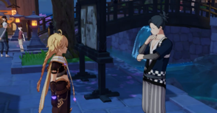 Genshin - Hyakunin Ikki-The Greatest Battle - Talk to Kayabuki