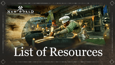 New World - List of Resources