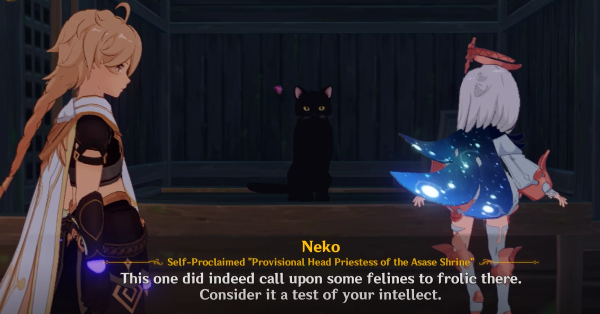 Genshin - Part I - Explore the Shrine and speak to Neko
