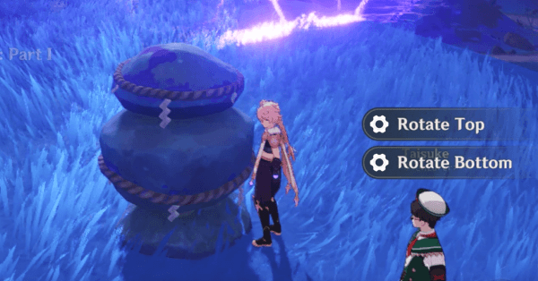 Genshin - Part I - Touch Paper Charm Hangars and Rotate Warding Stone