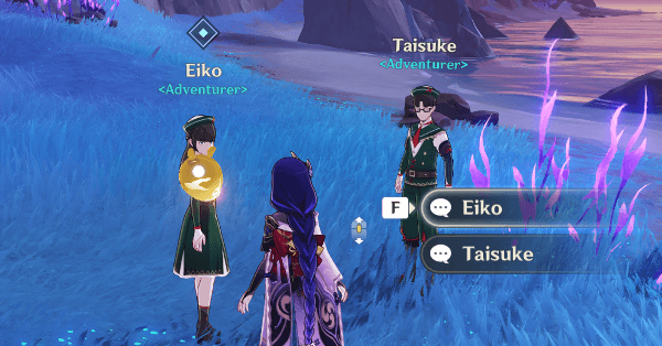Genshin - Talk to Eiko