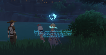 Genshin - Exploding Population - Unlock Fishing