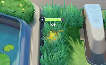 Pokemon UNITE - Pikachu Hiding in Grass