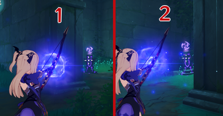 Genshin - Palace in a Pool - First and Second Electro Totem