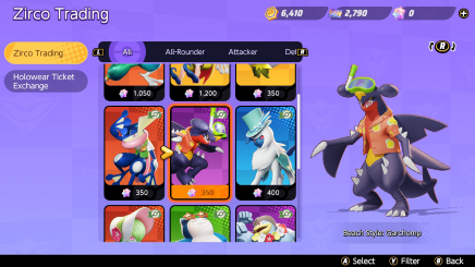 Pokemon UNITE - Zirco Trading Garchomp Skin
