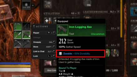 New World - Getting Tools with Perks