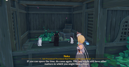 Genshin - Neko is a Cat The Children - Talk to Neko Again