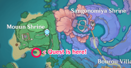 Genshin - Solitary Sea-Beast Location