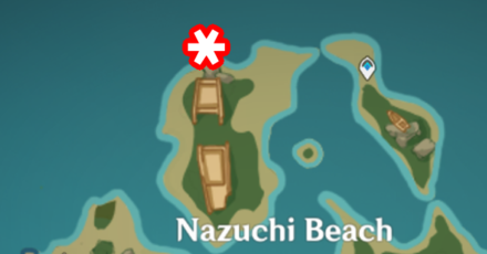 Genshin - Fishing Spot - Nazuchi Beach