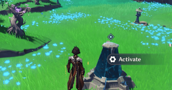 Genshin - Fang of Watatsumi - Protect the Ley Line Monolith