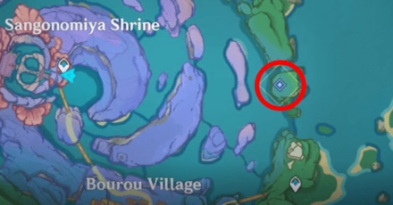 Genshin - Heart of Watatsumi Gate Location
