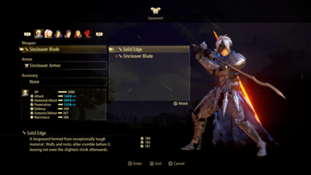 Tales of Arise - Use New Equipment