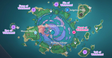 The Moon-Bathed Deep Locations