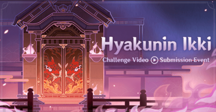 Genshin - Hyakunin Ikki Video Submission Event