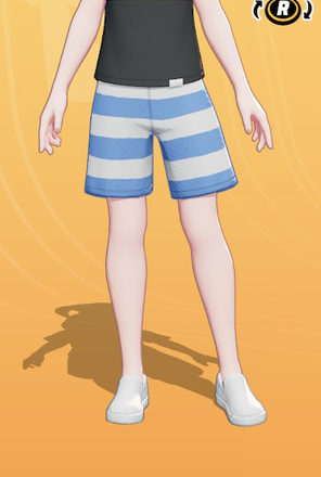 Striped Board Shorts (Blue) Preview