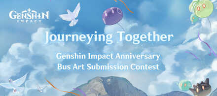 Genshin - Journeying Together Bus Art Event