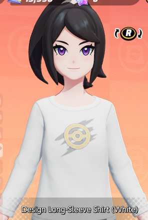 Design Long-Sleeve Shirt (White) Preview