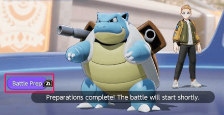 Pokemon UNITE - Battle Prep Menu
