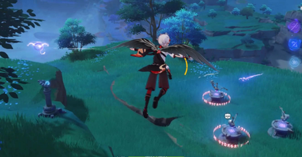 Genshin - Daily Fortune Lightning Rod Puzzle