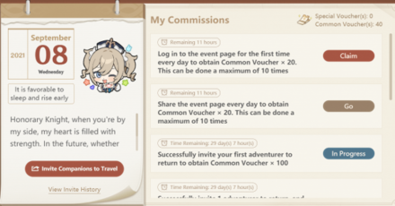 Genshin - Side by Side We Venture - Commissions