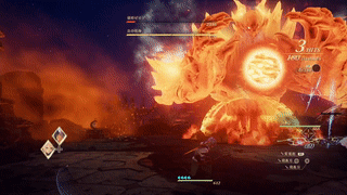 Tales of Arise - Fire Avatar Fireballs.gif