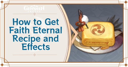 Genshin Impact - Faith Eternal - Kujou Sara Specialty Dish