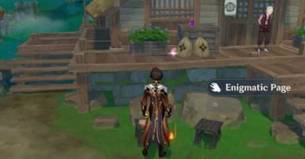 Genshin - Torn Page-Toki Alley Page (Prologue) Location 2