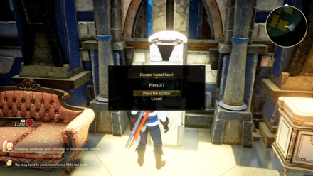 Tales of Arise - Elevator Controls