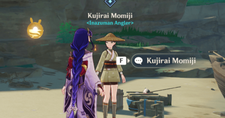 Genshin - Talk to Kujirai Momiji