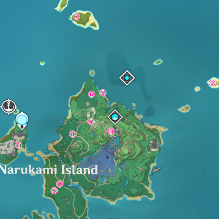 Genshin - Toki Alley Page (Prologue) Locations