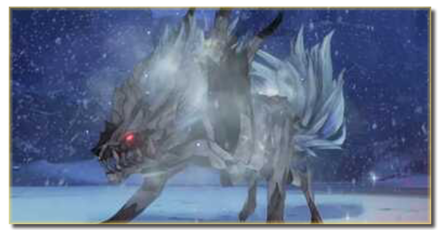 Ice Wolf Leader Banner