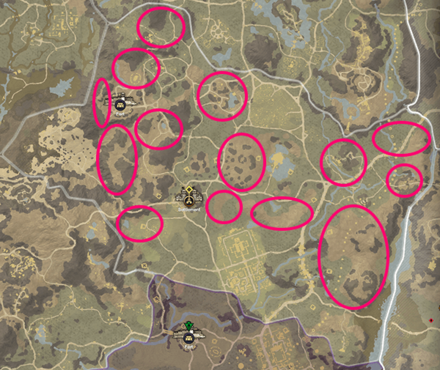 New World - Everfall Map Iron Vein Locations