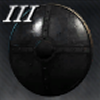 Steel Round Shield Icon