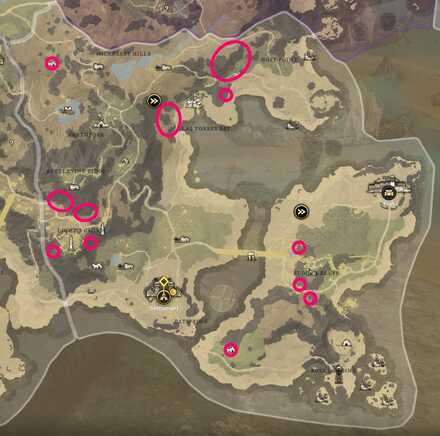 New World - First Light Map Silver Vein