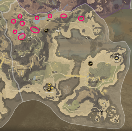 New World - First Light Map Seeping Stones