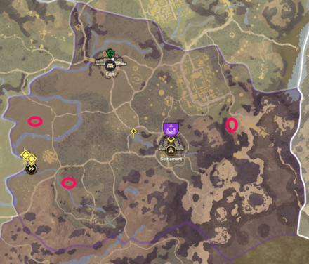 New World - Windsward Oralchium Vein Locations