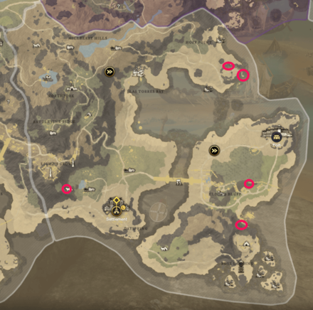 New World - First Light Gold Vein Locations
