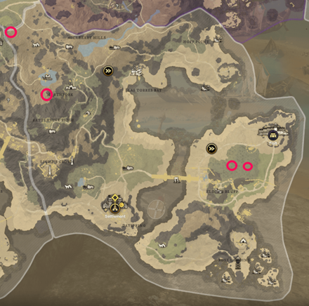New World - First Light Silkweed Locations